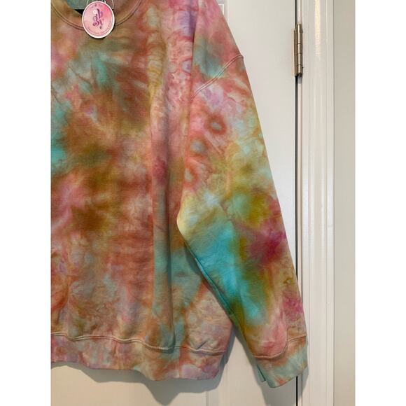 Custom Tie Dye Crewneck Sweatshirt - Picture 4 of 11